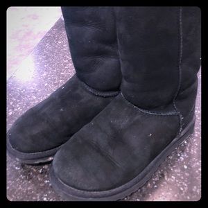 Black Ugg boots sz 8